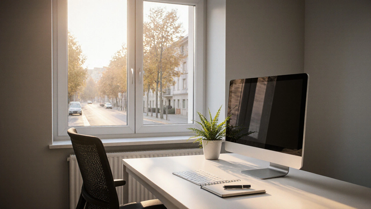 Schreibtisch gegenüber Fenster oder Tür - Was ist die bessere Wahl?
