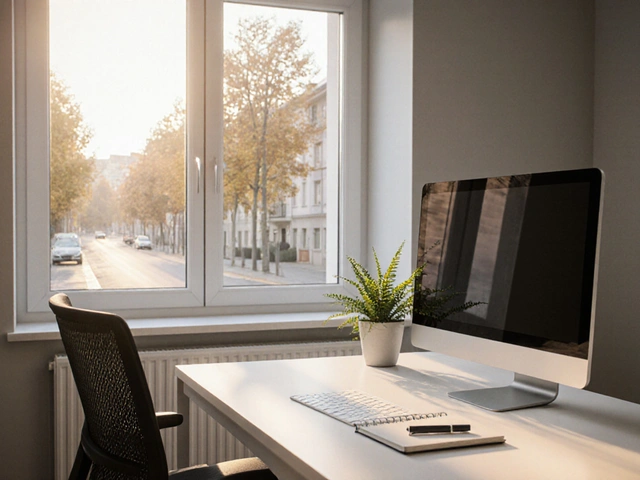 Schreibtisch gegenüber Fenster oder Tür - Was ist die bessere Wahl?