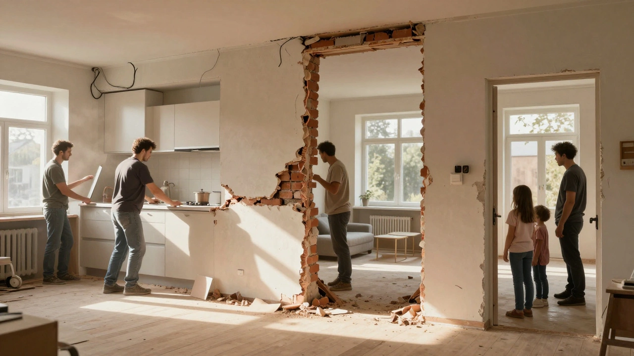 Großzügiger Umbau im Einfamilienhaus: Wände entfernen und Grundriss verändern - So geht’s richtig