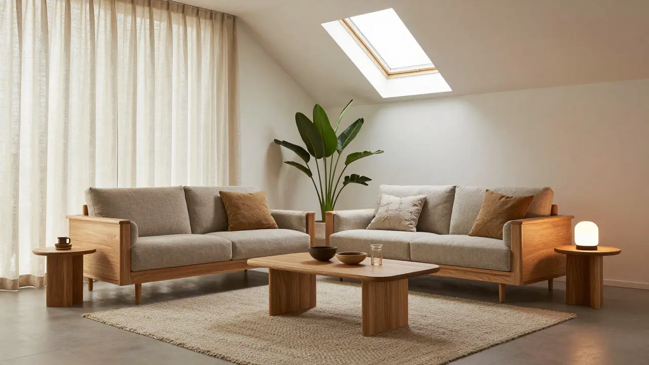 Nachhaltiges Wohnzimmer einrichten: Umweltfreundliche Möbel und Textilien für ein gesundes Zuhause