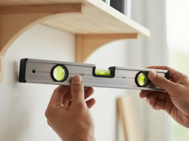 Messwerkzeuge für genaue Arbeiten: Laser-Wasserwaage, Wasserwaage und Maßband im Vergleich