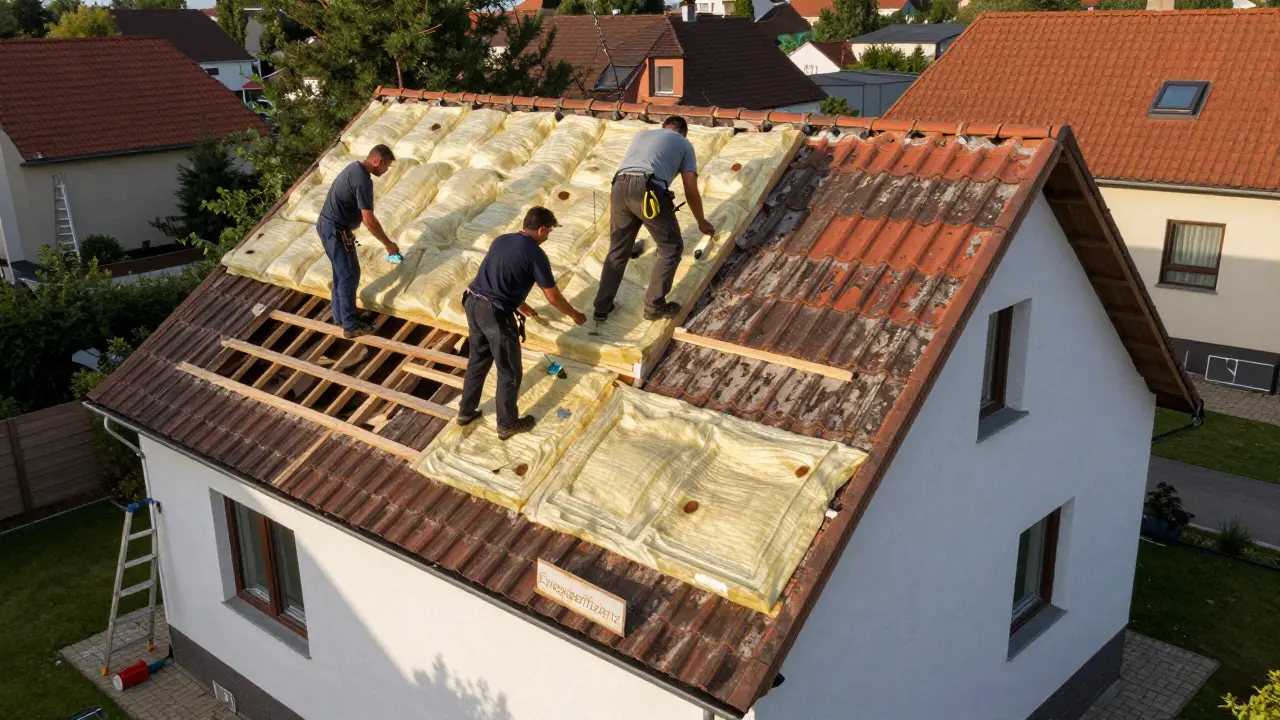 Dachdämmung und Dachsanierung: Kosten, Energieeinsparung und Förderung 2026