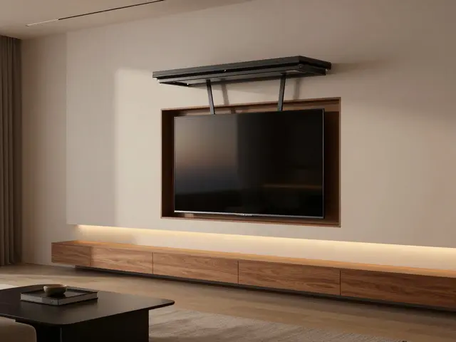 Fernseher im Wohnzimmer verstecken: Design-Lösungen für eine unsichtbare TV-Ecke