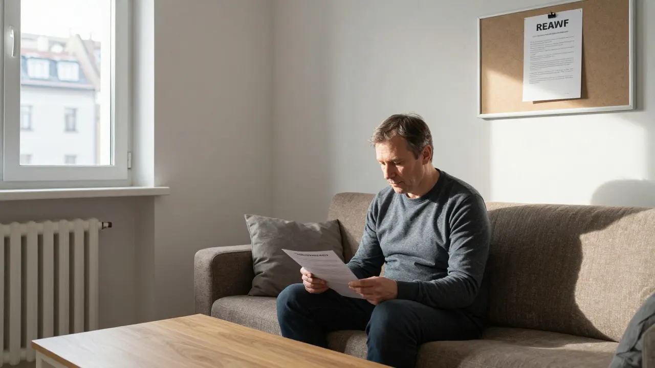 Ruhige Langzeitmietwohnung in einer deutschen Kleinstadt mit Mieter und Mietvertrag