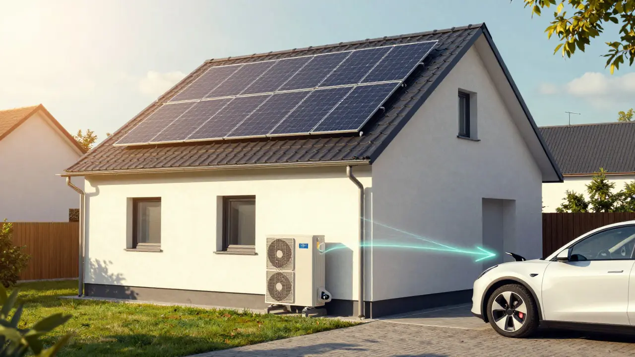 Sektorkopplung im Haus: PV, Speicher und Wärmepumpe optimal kombinieren