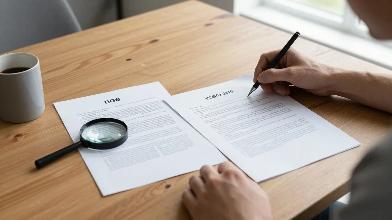 VOB vs. BGB im Bauvertrag: Was gilt wirklich bei Hausumbauten?