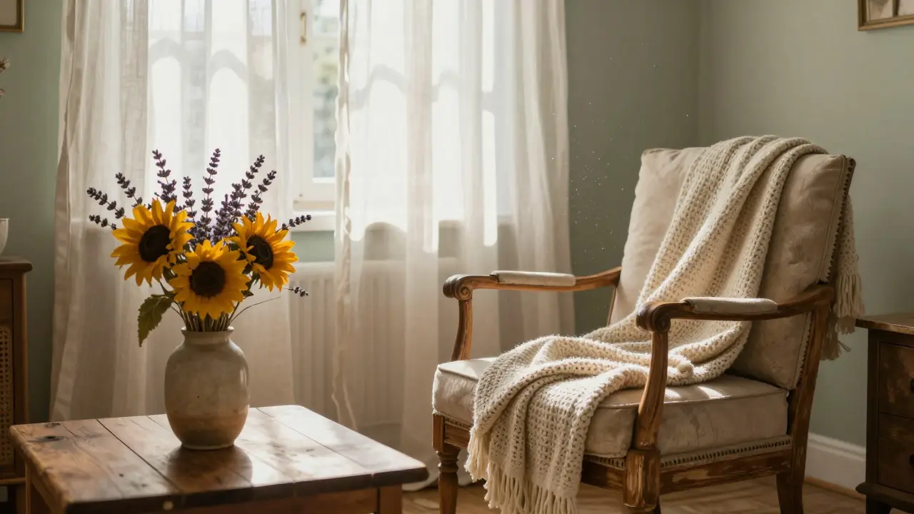 Cottagecore im Haus: So schaffen Sie Romantik und Gemütlichkeit