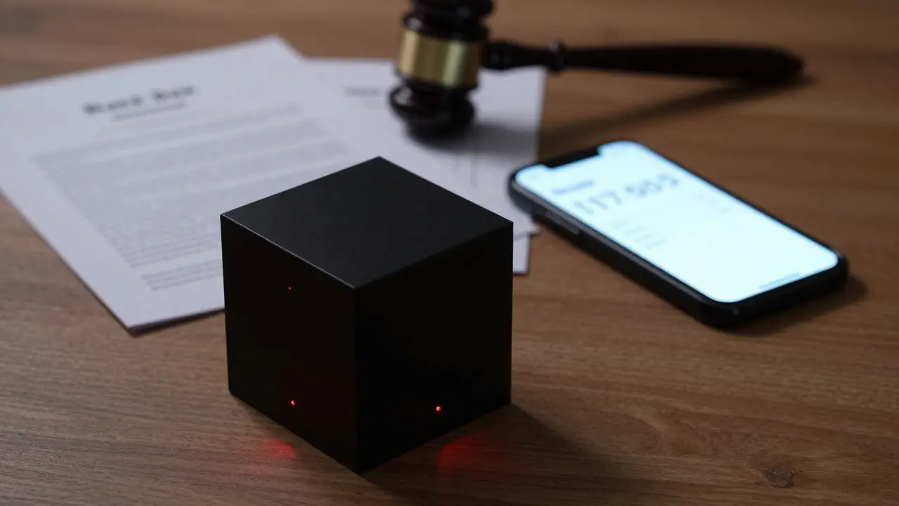 Schwarzer Kasten Symbol für intransparente KI-Algorithmen