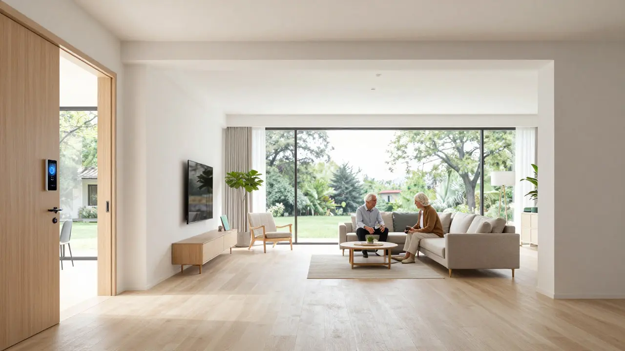 Helle, barrierefreie Wohnung für Single-Haushalte oder Senioren