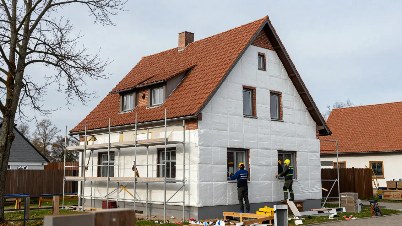 Energetische Sanierung: Maßnahmen, GEG-Pflichten und Förderungen für Ihr Wohnhaus