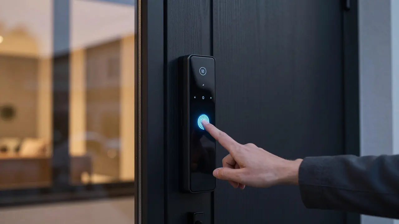 Haustür mit Fingerprint: Sicherheit, Komfort und Stromversorgung im Check