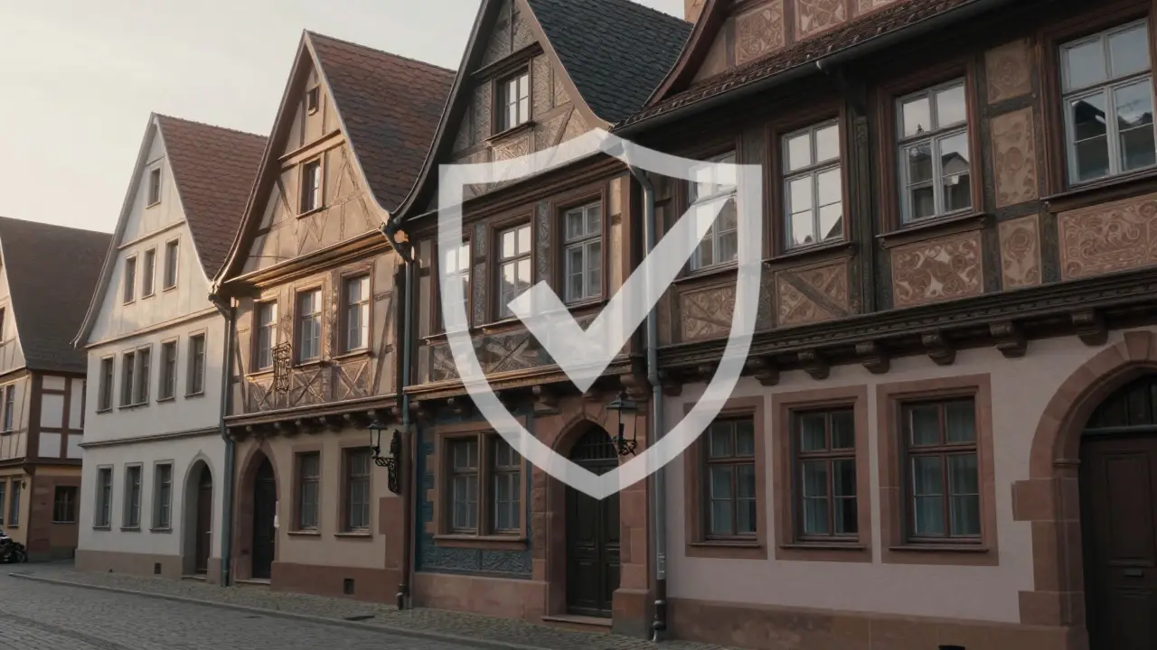 Historisches Gebäude als Beispiel für Denkmalschutz-Ausnahme