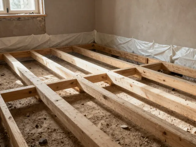 Bodenaufbau im Altbau: Unebenheiten ausgleichen und dämmen - Praxisratgeber
