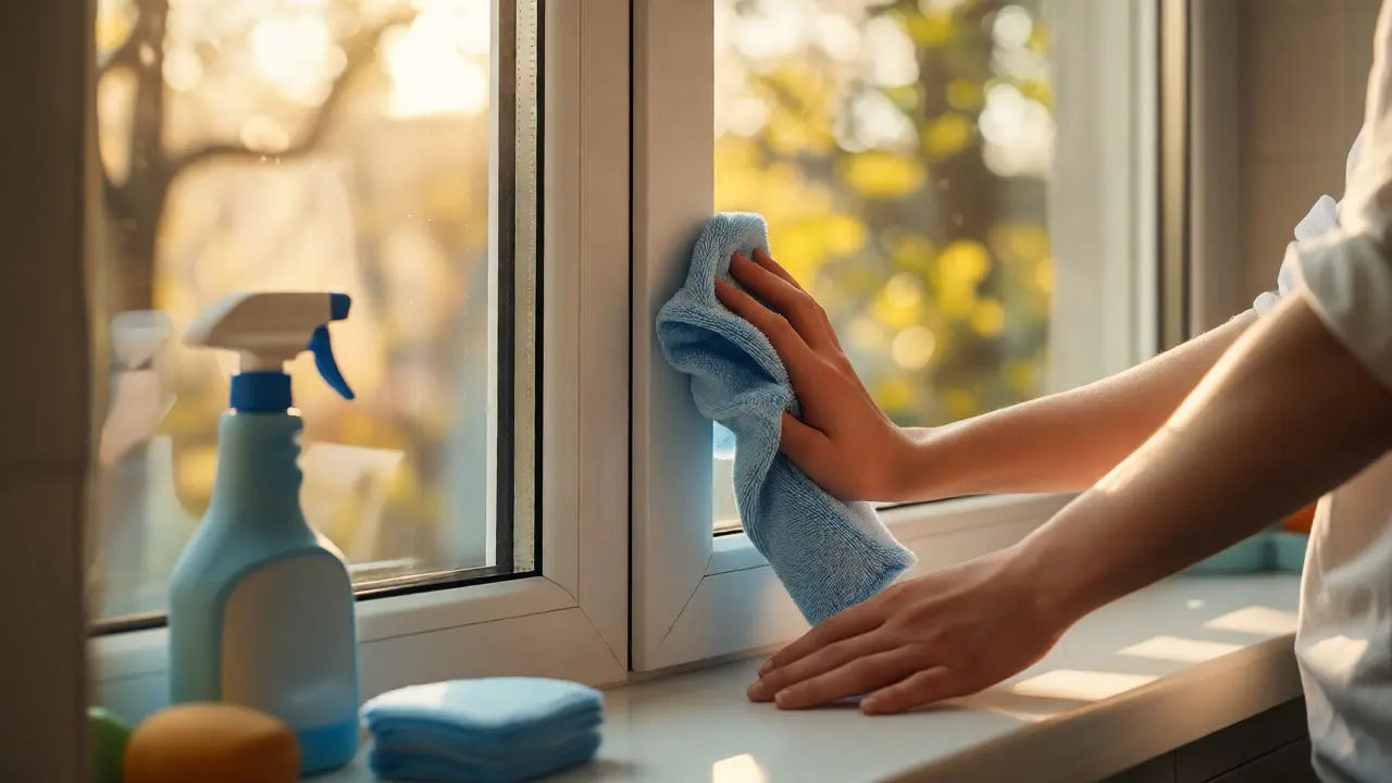 Fensterrahmen reinigen und warten: Das ultimative Pflege-Programm fürs ganze Jahr