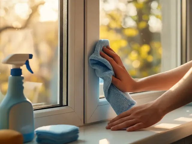 Fensterrahmen reinigen und warten: Das ultimative Pflege-Programm fürs ganze Jahr
